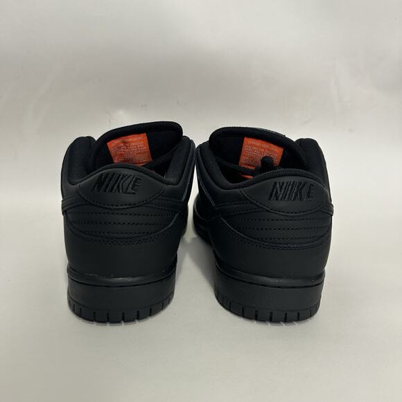 Nike SB Dunk Low Pro ISO “Triple Black/Anthracite Orange” main image 4